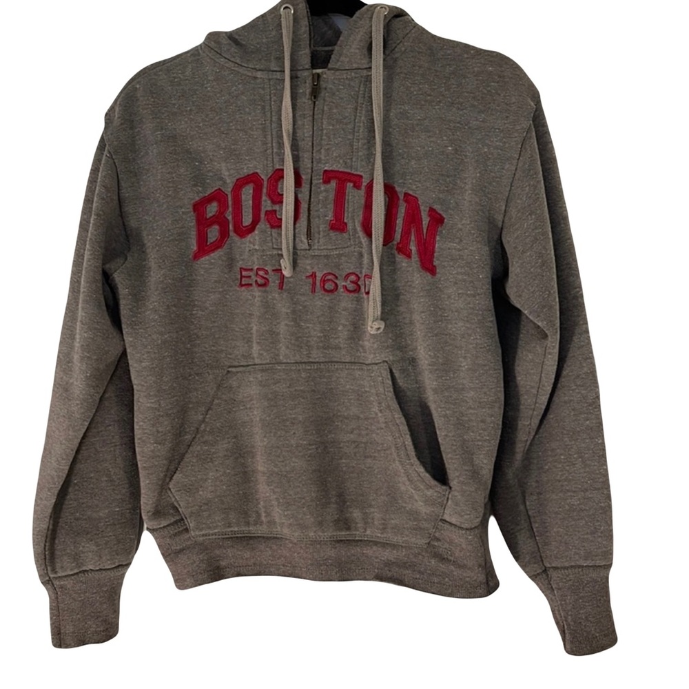 Boston Hoodie Half Zip